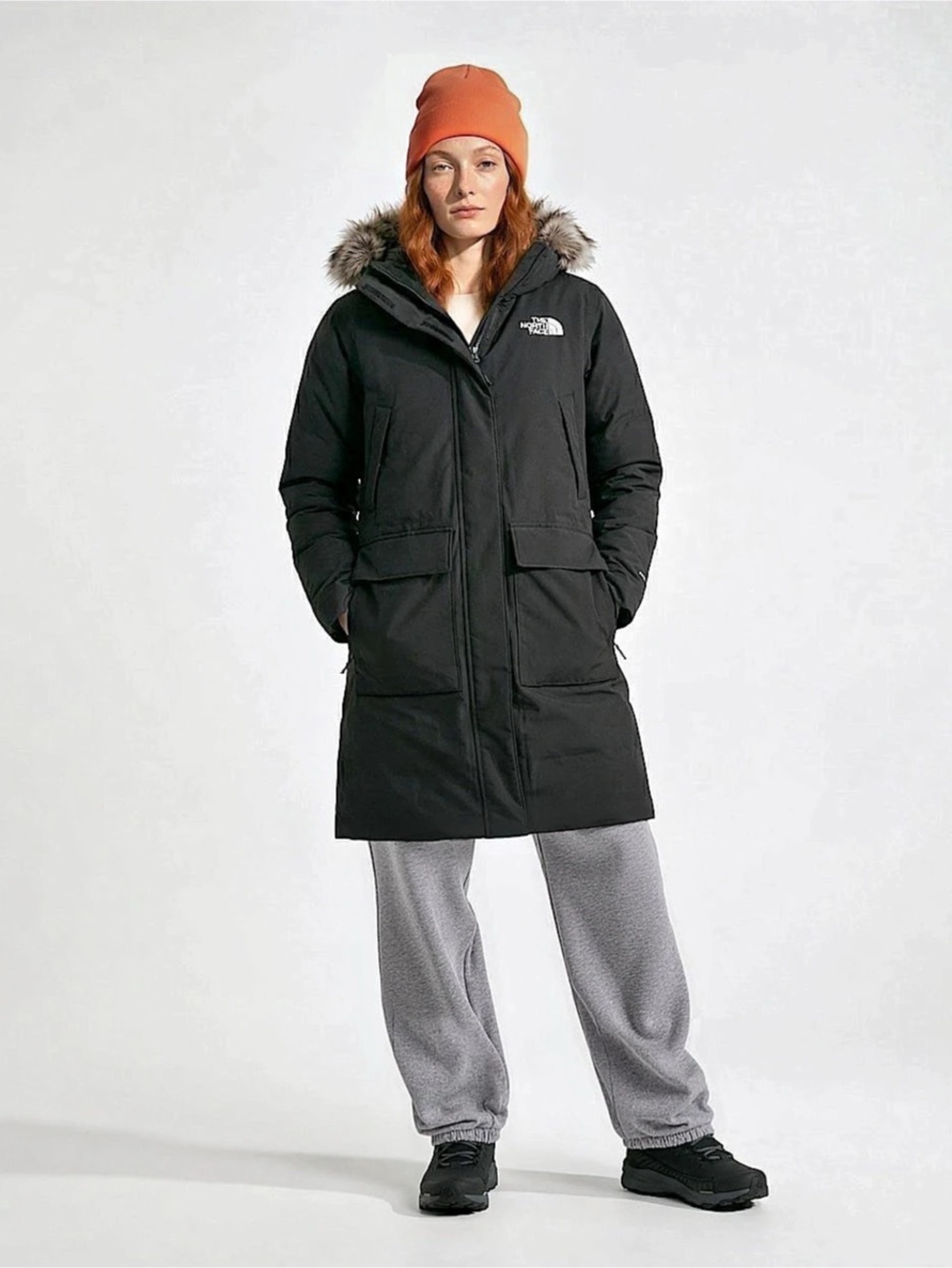 The North Face Women's Arctic Parka Premium Size Large Black